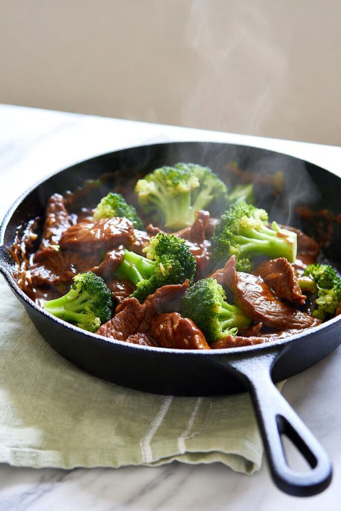 One-Pan Dinner Recipes for Busy Weeknights: 12 Easy Ideas 3 One-Pan Dinner Recipes for Busy Weeknights: 12 Easy Ideas Beef and broccoli stir-fry in a cast iron skillet with steam rising