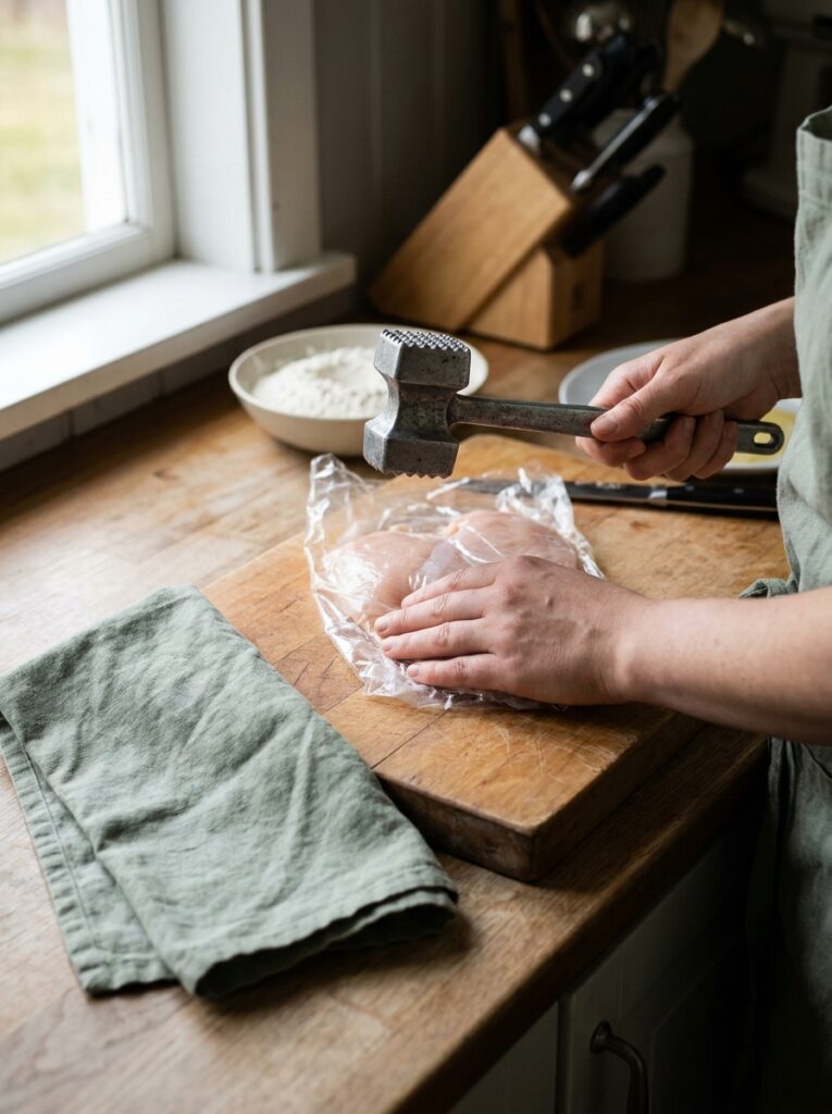 How to Cook Chicken Breast So It's Never Dry Again: Every Method Compared 11 How to Cook Chicken Breast So It's Never Dry Again: Every Method Compared Chicken breast being pounded flat under plastic wrap with a meat mallet