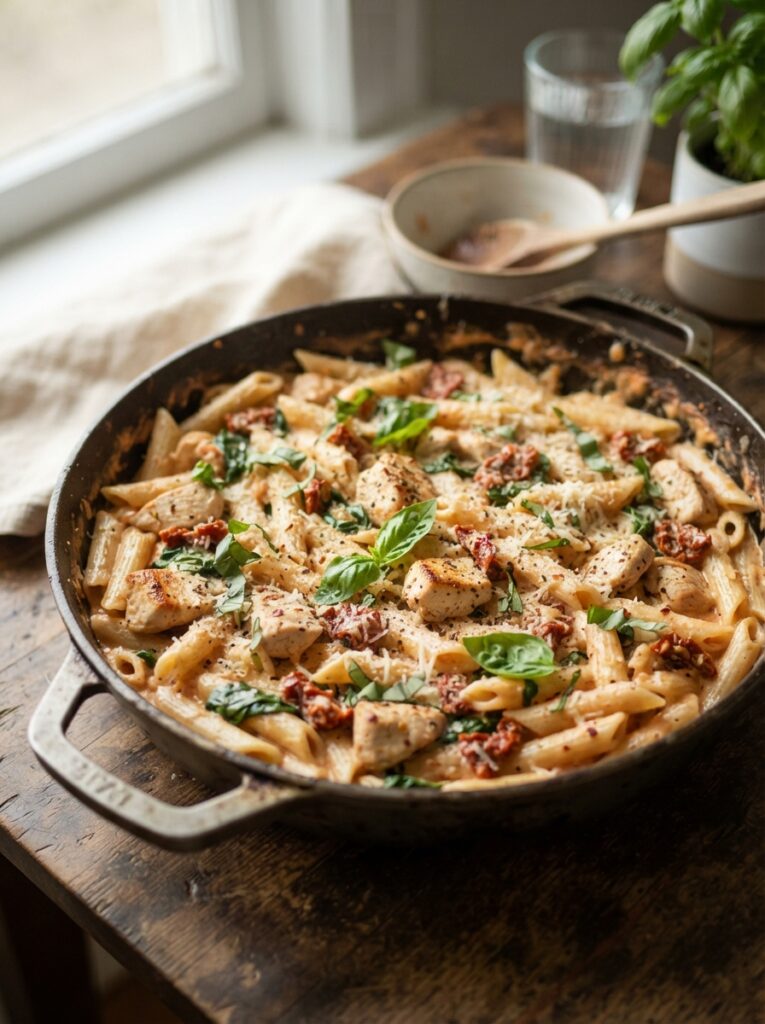 One-Pot Pasta Dinners for Busy Weeknights: 8 Easy Recipes 4 One-Pot Pasta Dinners for Busy Weeknights: 8 Easy Recipes Creamy chicken and sun-dried tomato one-pot pasta in a skillet
