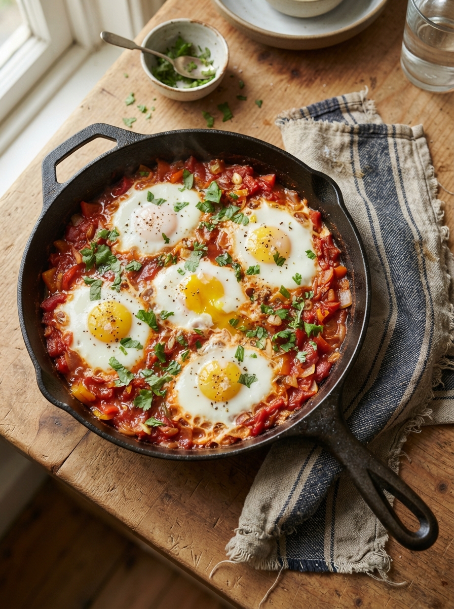 Budget Dinner Recipes Under $10 5 Budget Dinner Recipes Under $10 Skillet of shakshuka with eggs poached in tomato sauce