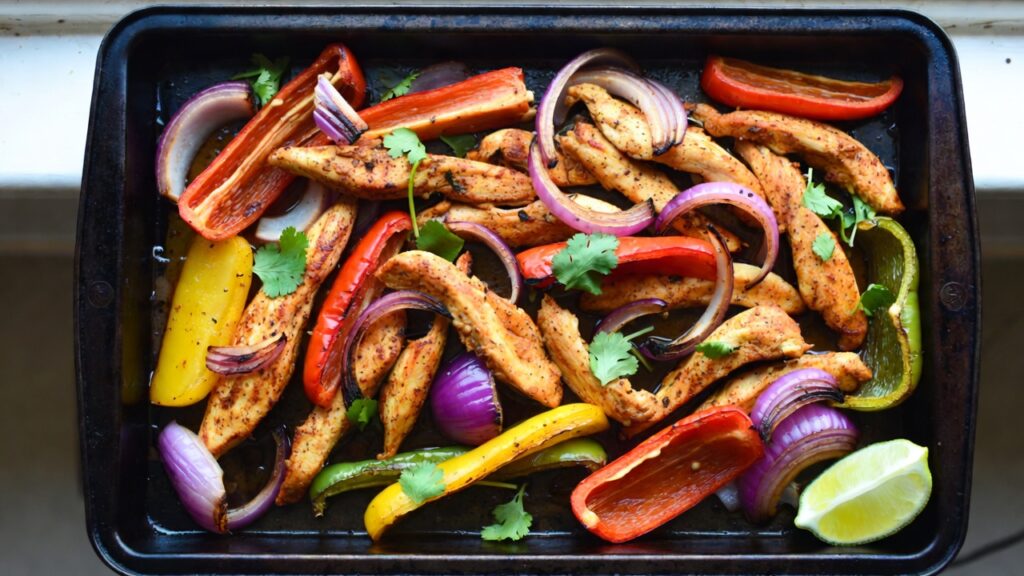 One-Pan Dinner Recipes for Busy Weeknights: 12 Easy Ideas 2 One-Pan Dinner Recipes for Busy Weeknights: 12 Easy Ideas Sheet pan chicken fajitas with bell peppers, red onion, and lime