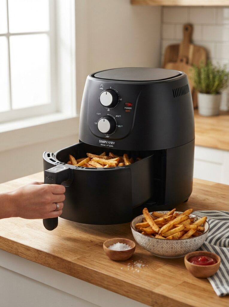 Best Air Fryers for Small Kitchens: A Buying Guide by Size and Budget 6 Best Air Fryers for Small Kitchens: A Buying Guide by Size and Budget Simple budget-friendly air fryer with basic dial controls