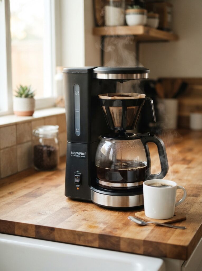 Best Coffee Makers for Small Kitchens: A Space-Smart Buying Guide 7 Best Coffee Makers for Small Kitchens: A Space-Smart Buying Guide Simple budget coffee maker with basic controls