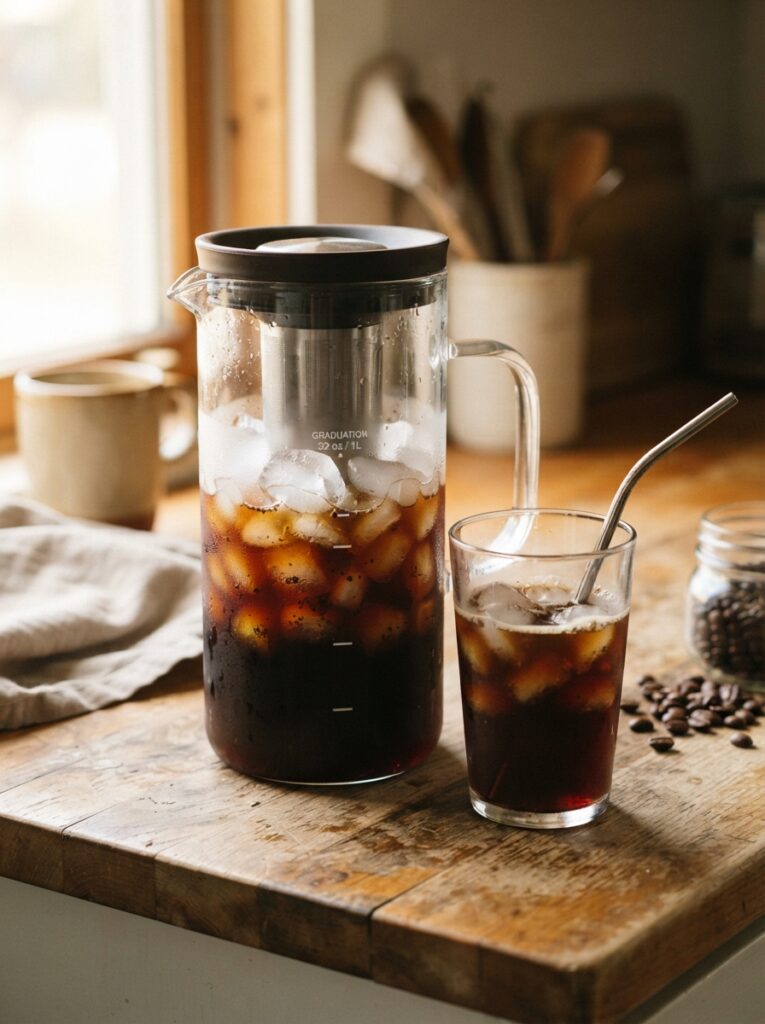 Best Coffee Makers for Small Kitchens: A Space-Smart Buying Guide 6 Best Coffee Makers for Small Kitchens: A Space-Smart Buying Guide Cold brew coffee maker pitcher with ice
