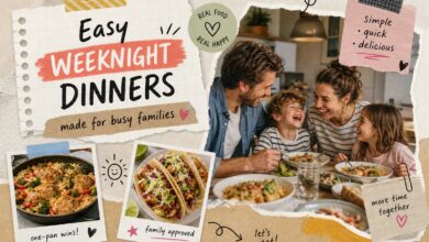 20+ Easy Weeknight Dinner Ideas the Whole Family Will Love