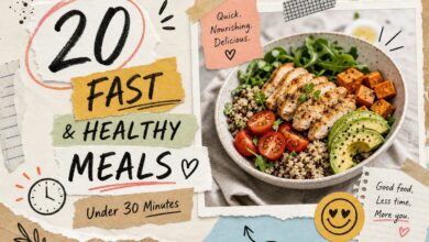 20 Fast Healthy Meals You Can Make in Under 30 Minutes