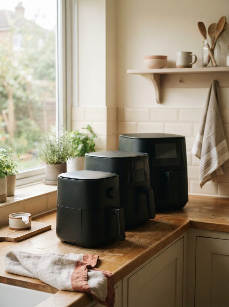 Best Air Fryers of 2026: Top Picks for Every Budget and Size 4 Best Air Fryers of 2026: Top Picks for Every Budget and Size Three air fryers of increasing size lined up on a kitchen counter