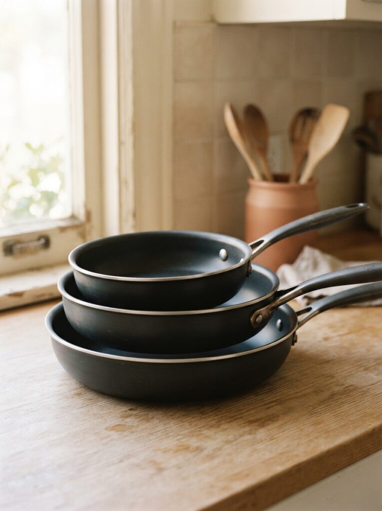 Best Nonstick Pans of 2026: Tested and Ranked 5 Best Nonstick Pans of 2026: Tested and Ranked Three nonstick pans stacked showing depth and wall thickness