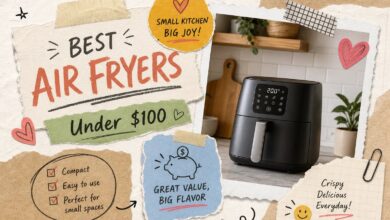Best Air Fryers Under $100 for Small Kitchens in 2026