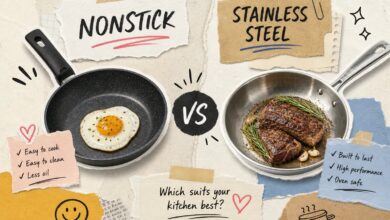 Nonstick vs Stainless Steel Cookware: Which Is Better?
